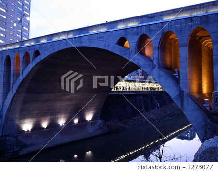 Sunbashi evening view Sunbashi evening view 1273077