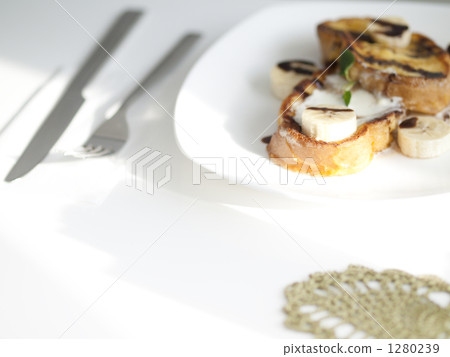 French toast of French bread 1280239