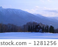 Snow mountain hut 1281256