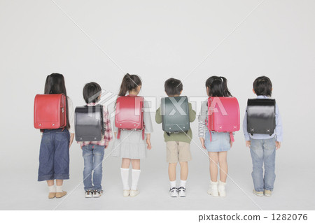 stand in a row, elementary student, primary school child 1282076