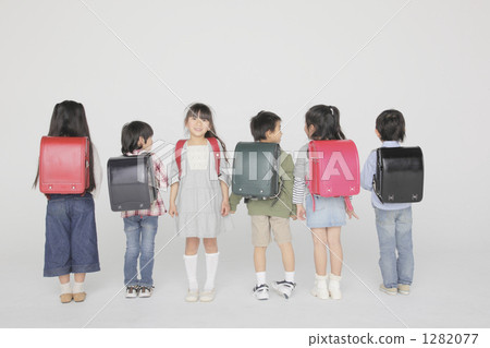 stand in a row, elementary student, primary school child 1282077