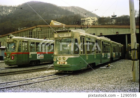 1975年札幌市電車連接車紀錄照片北海道 1290595
