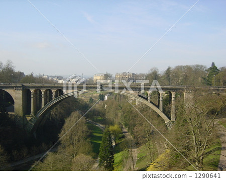 adolphe bridge, arch bridge, arched bridge 1290641