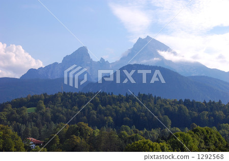 Germany Berchtesgaden Wattmann mountain range Germany Berchtesgaden Wattmann mountain range 1292568