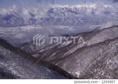 北阿爾卑斯山的視圖 北阿爾卑斯山的視圖 1293867