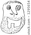 facial, mug, beard 1295654