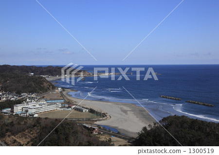 Onahama Beach in winter 1300519
