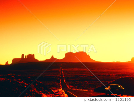紀念碑谷 美國亞利桑那州 道路 1301195
