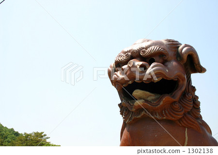 bizen pottery, komainu, guardian lion-dogs 1302138