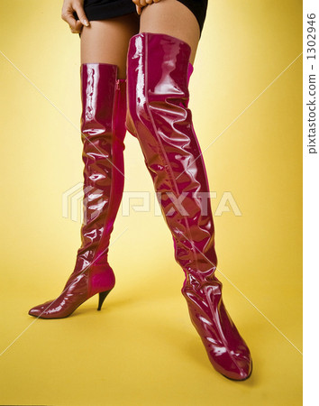 Red long boots Red long boots 1302946