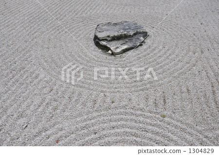 岩石庭院 圖案 樣式 1304829