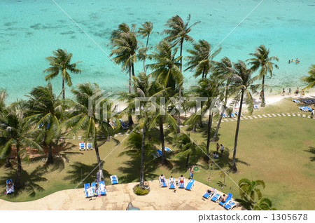 Guam Island Tumon Bay Beach Guam Island Tumon Bay Beach 1305678