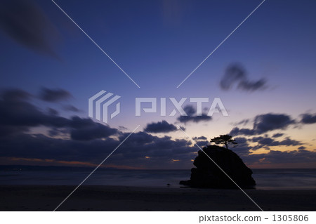 benten-jima, inasa beach, floating island 1305806