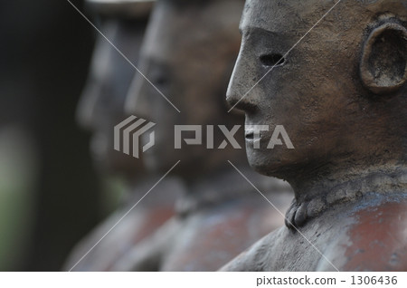 haniwa, built of stone, park 1306436