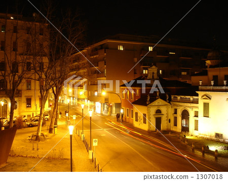 night scape, night scene, night scenery 1307018