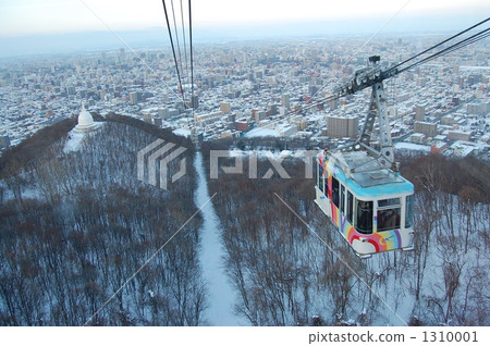City of Sapporo from Mt. Moiwa ropeway City of Sapporo from Mt. Moiwa ropeway 1310001