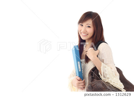 A woman holding a file 1312629