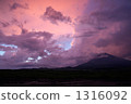 Sunset after the storm (Mt. Fuji) 1316092