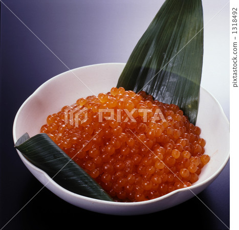 salted salmon roe, fish and shellfish, seafood 1318492