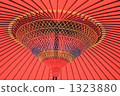 Japanese umbrella at the tea room 1323880