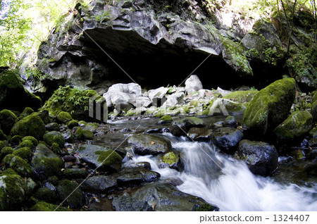 Kawamata River Higashizawa Valley of Kiyosato Plateau in Nagano Prefecture 1324407
