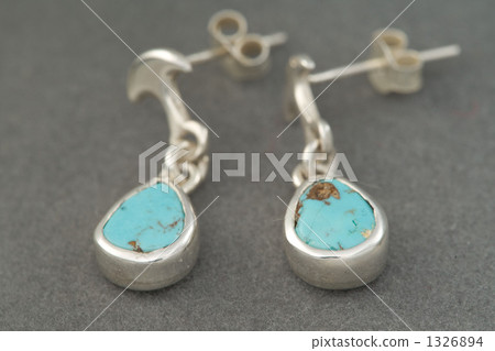 綠松石石耳環 1326894