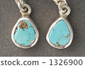 綠松石石耳環 1326900