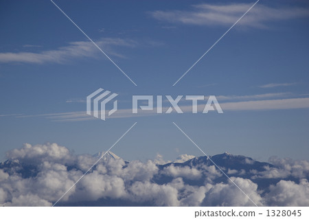 雲海 潮見山 南阿爾卑斯山 1328045