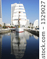 Sail boat and blue sky 1329027