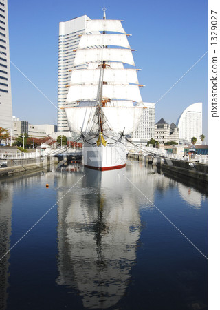 Sail boat and blue sky 1329027