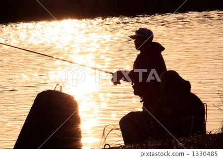 Angler at dusk Angler at dusk 1330485