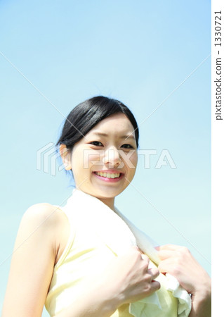 Woman in tank top Woman in tank top 1330721