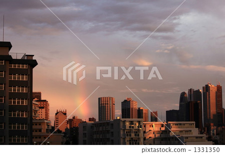 High-rise buildings after rain 1331350