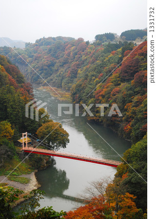 鐵橋 鐵路橋 紅葉 1331732