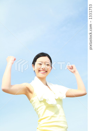 Woman in tank top Woman in tank top 1331753