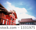 Shuri Castle and blue sky 1331975