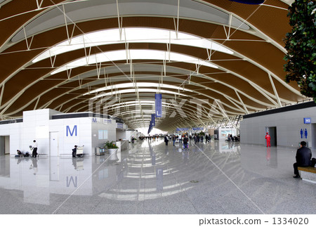 second terminal, china, departure lobby 1334020