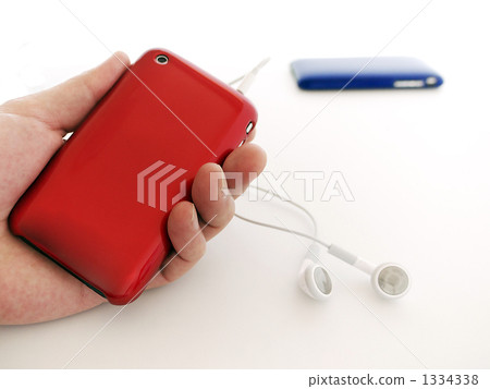 MP3 player with red 1334338