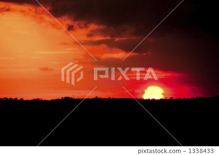 Evening view of the Amazon River 1338433