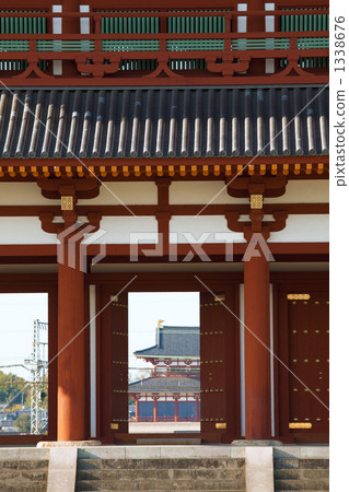 Heijo-kyo Suzaku-Mon和Dai-pole 1338676