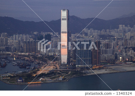 hong kong, hongkong, night scape 1340324