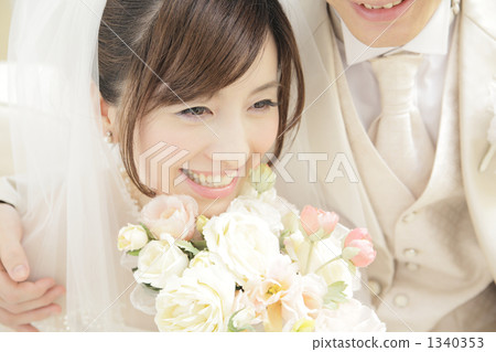 newlywed, just married, wedding 1340353