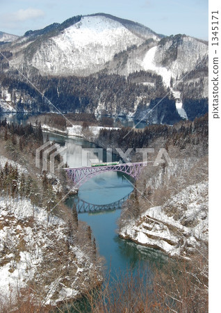 只見線 鐵橋 鐵路橋 1345171