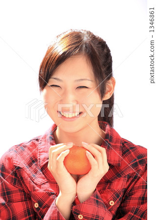 mikan, ponytail, long-haired 1346861