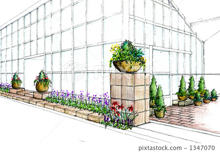 Greenhouse entrance Greenhouse entrance 1347070