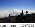 sea of clouds, mountain climbing, backpack 1347332