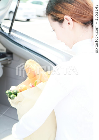 Shopping housewife 1352145