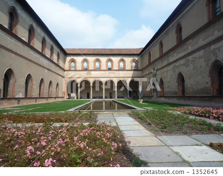 Milan Sforzesco castle 1352645