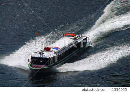 噴水推進艇 遊船 熊野河 1354035