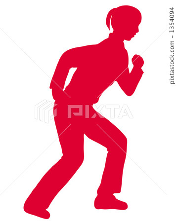 A woman with a start pose 1354094